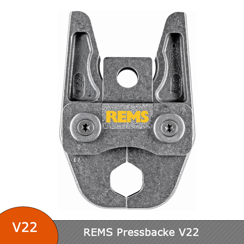 REMS Pressbacke / Presszange mit V  Profil für elektrische Radial-Pressmaschinen 