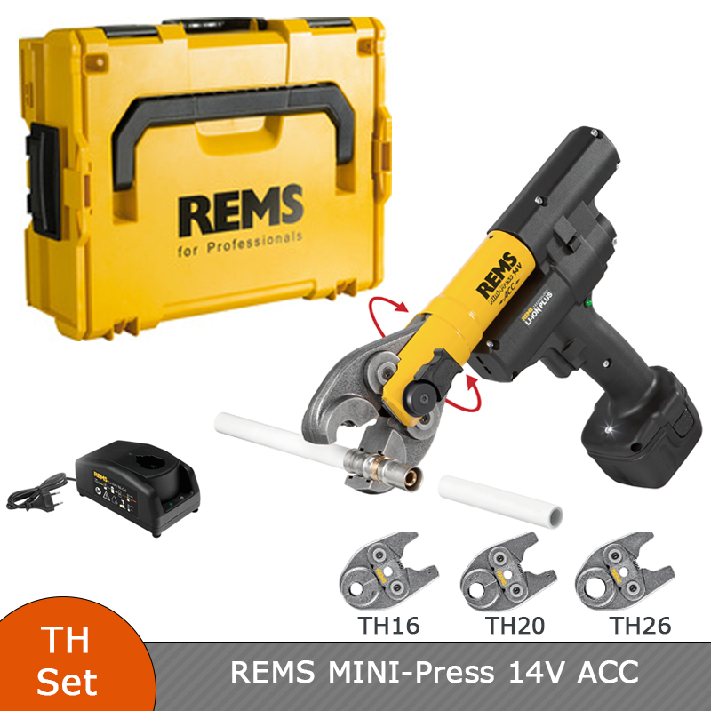 REMS Mini-Press 14 V ACC Set TH 16+20+26 L-Boxx 578019 R220