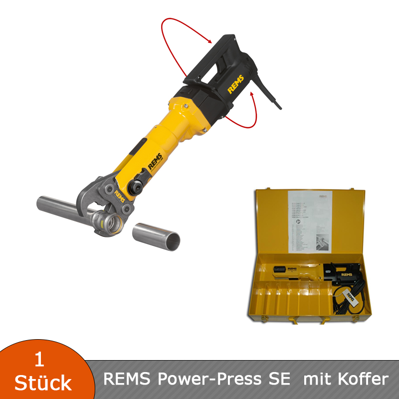 REMS Power-Press SE Radial-Pressmaschine Basis-Pack mit Koffer - 572111