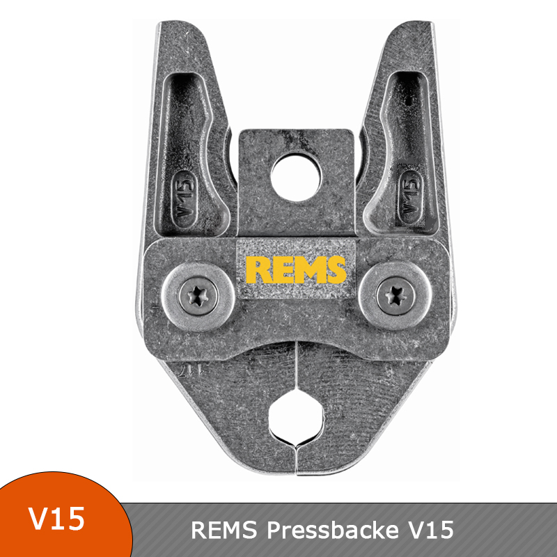 REMS Pressbacke / Presszange mit V  Profil für elektrische Radial-Pressmaschinen 