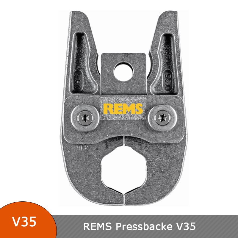 REMS Pressbacke / Presszange mit V  Profil für elektrische Radial-Pressmaschinen 