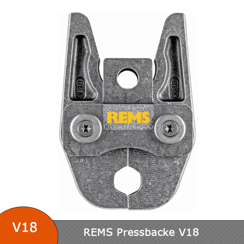 REMS Pressbacke / Presszange mit V  Profil für elektrische Radial-Pressmaschinen 