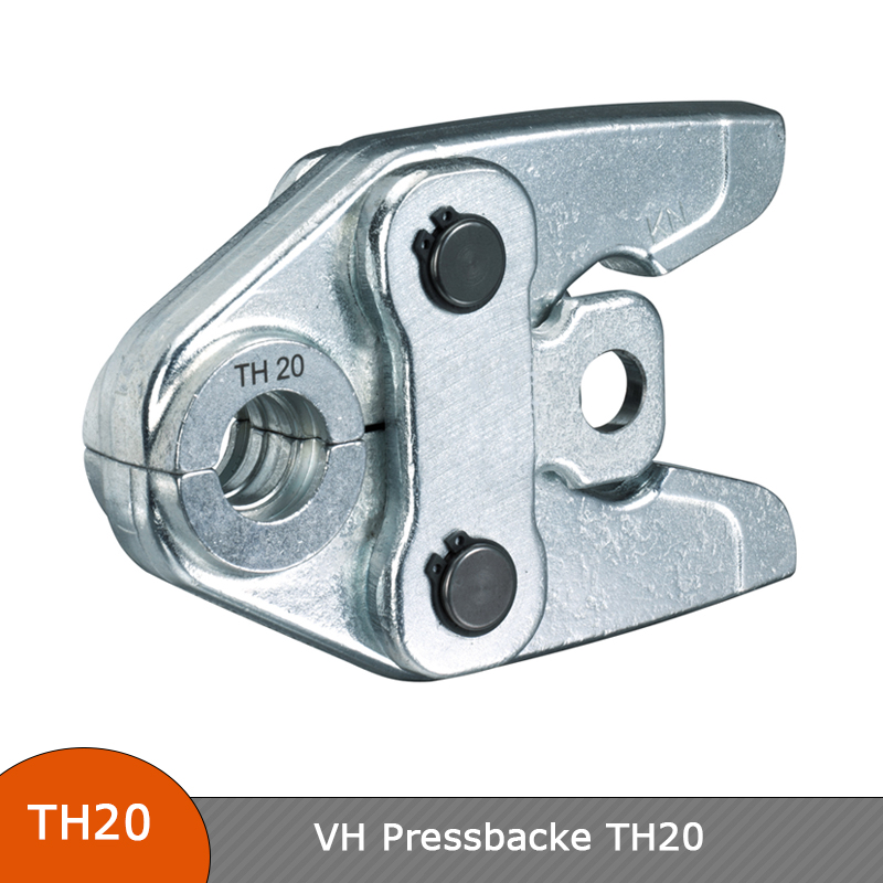 VH Pressbacke / Presszange mit TH  Profil für elektrische Radial-Pressmaschinen