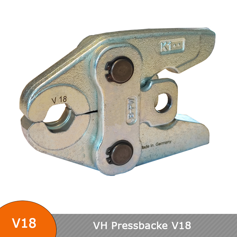 REMS Power-Press SE Radial-Pressmaschine Basis-Pack mit Koffer - 572111 + 3 Stk. VERLEGEHILFEN Presszangen V Kontur nach Wahl